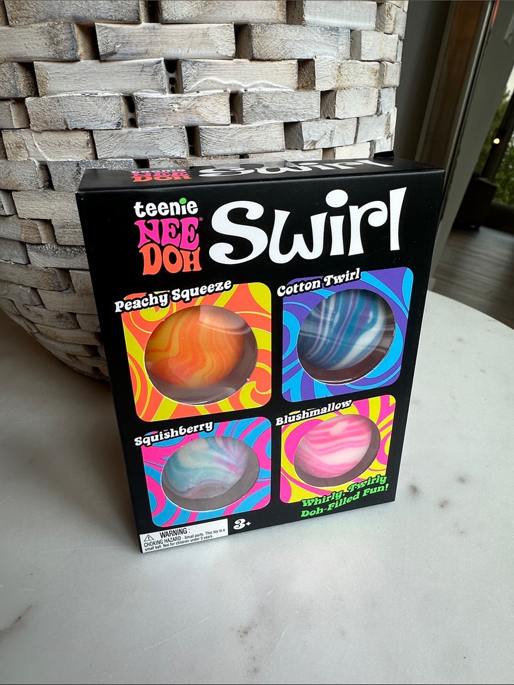 Swirl Kids Squishy Play Set - Peachy Orange, Blue, Teal, Pink